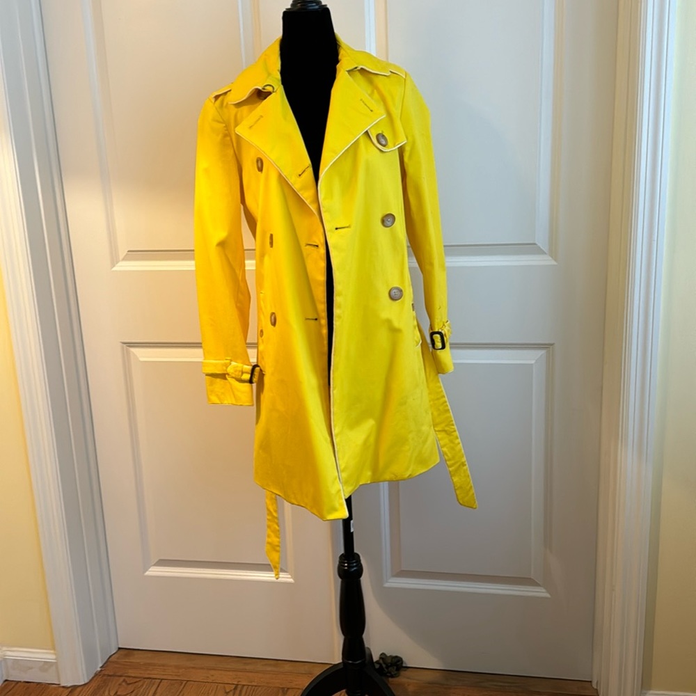 Gap Yellow Rain Coat